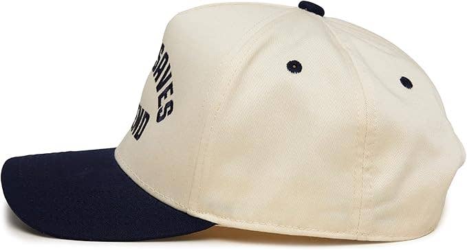 Navy - Jesus Saves I Spend Hat