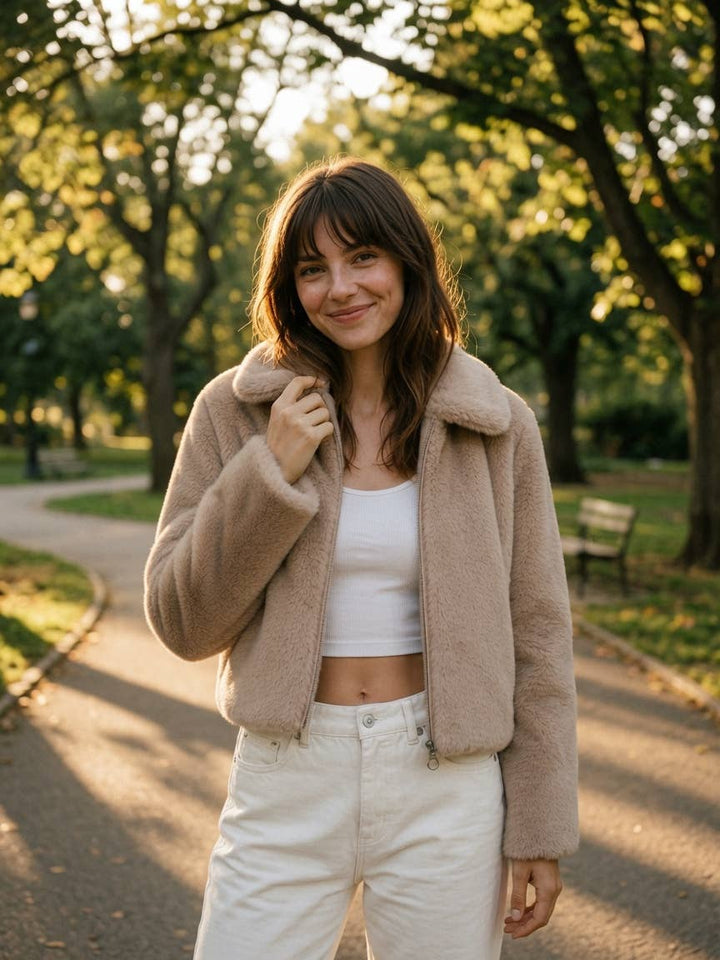 Foxy Faux Fur Jacket