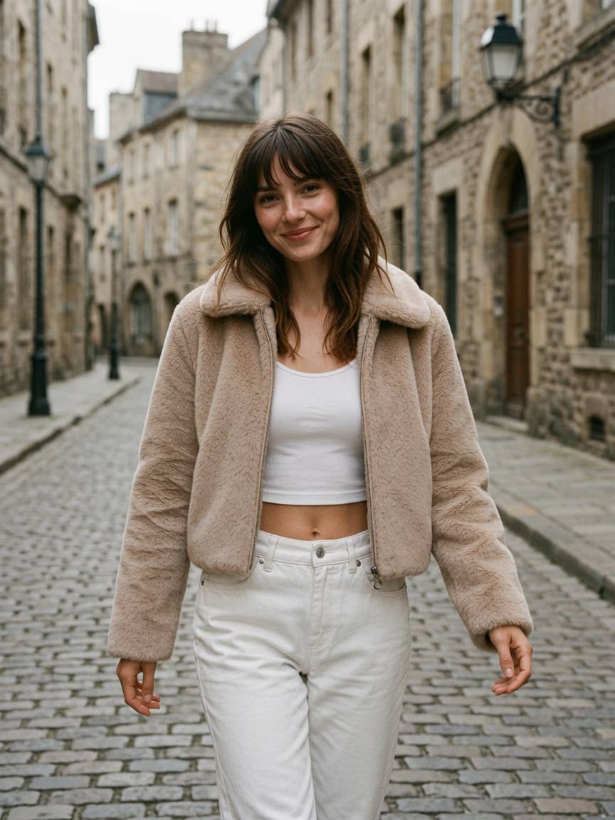 Foxy Faux Fur Jacket
