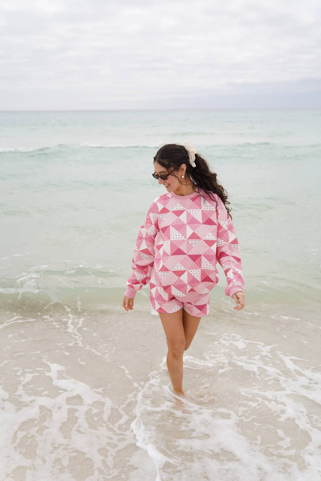 Quilted Gemma Patchwork Sweatshirt