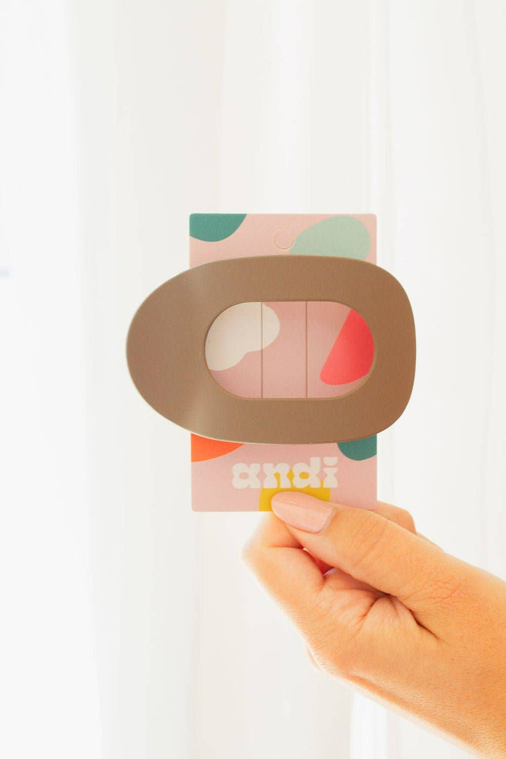 Oval Flat Large Clip