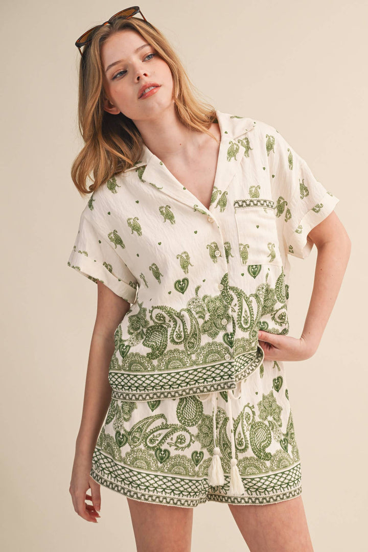 Charlie Paisley 2 Piece Set