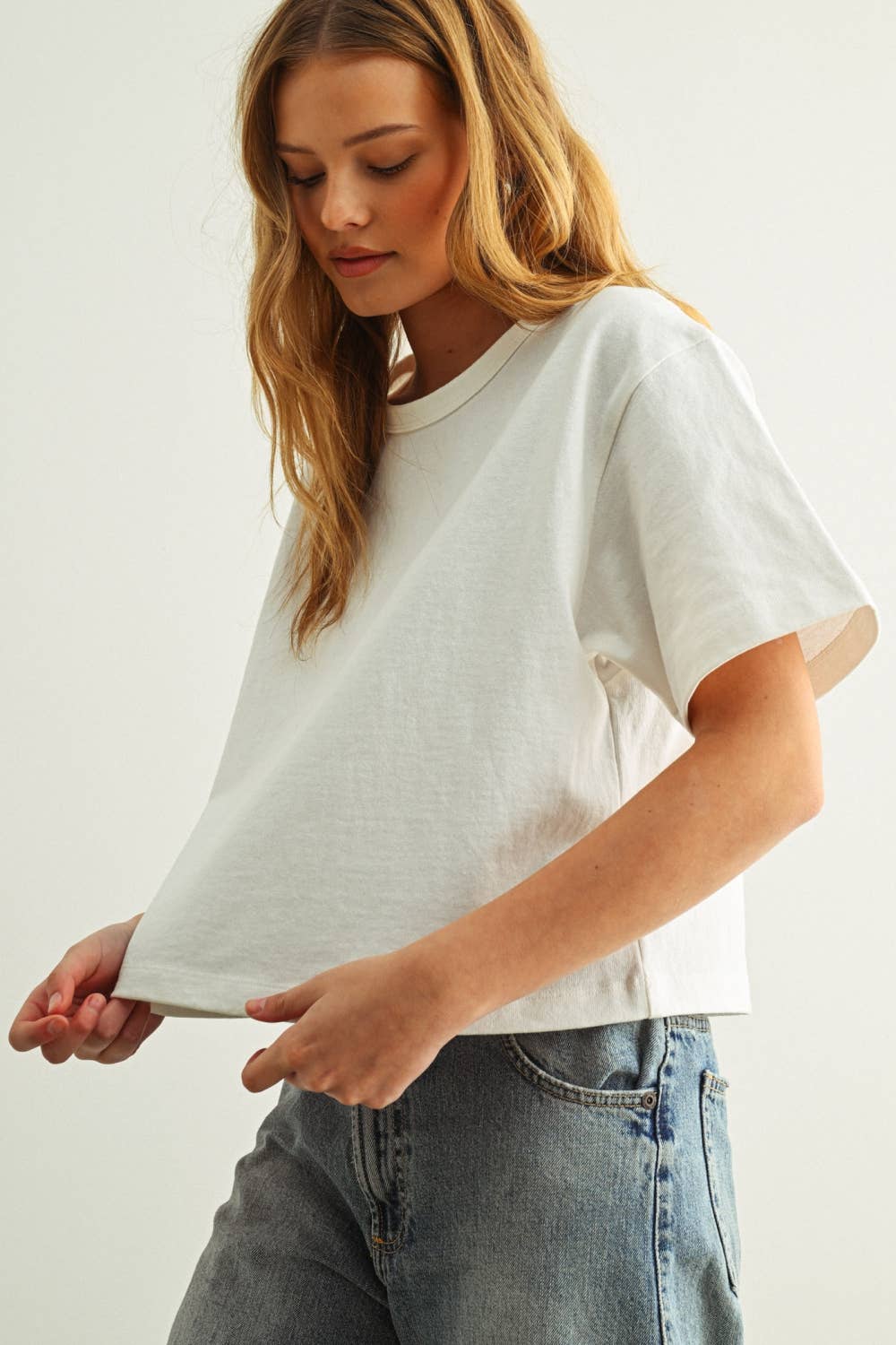 Corrine Linen Tee