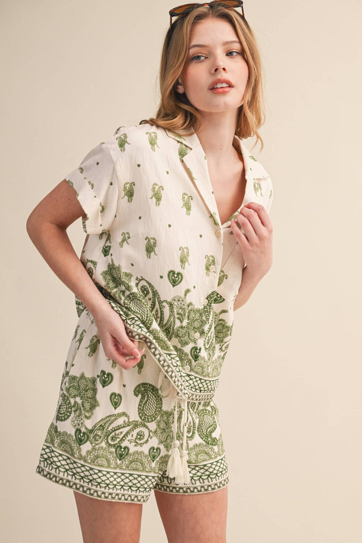 Charlie Paisley 2 Piece Set