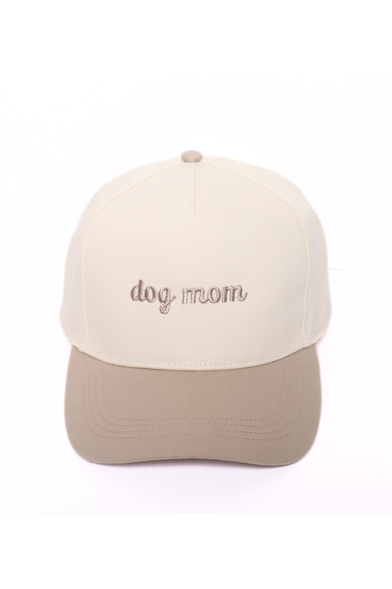 Dog Mom Embroidered Hat