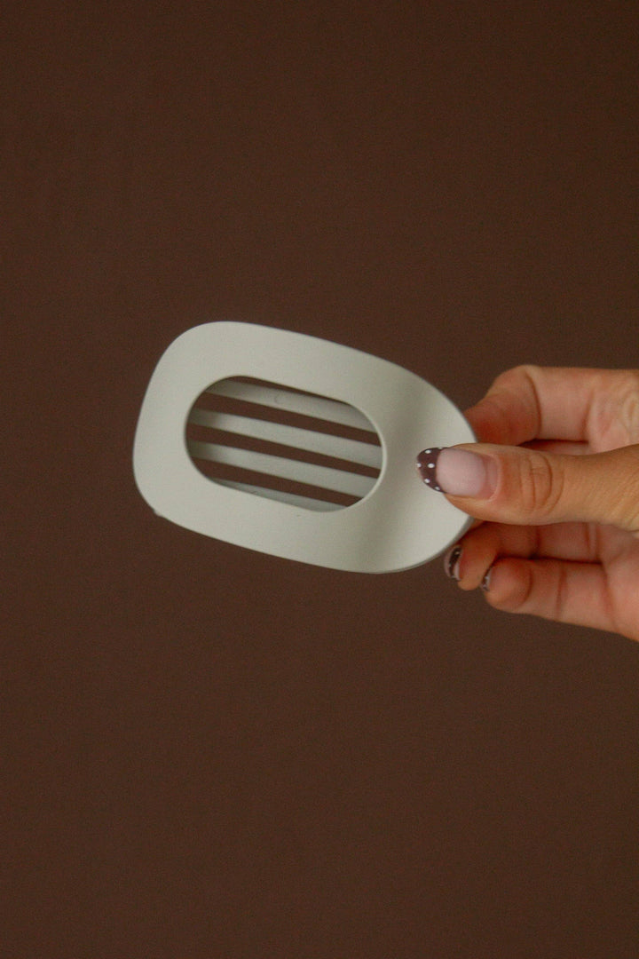 Oval Flat Large Clip