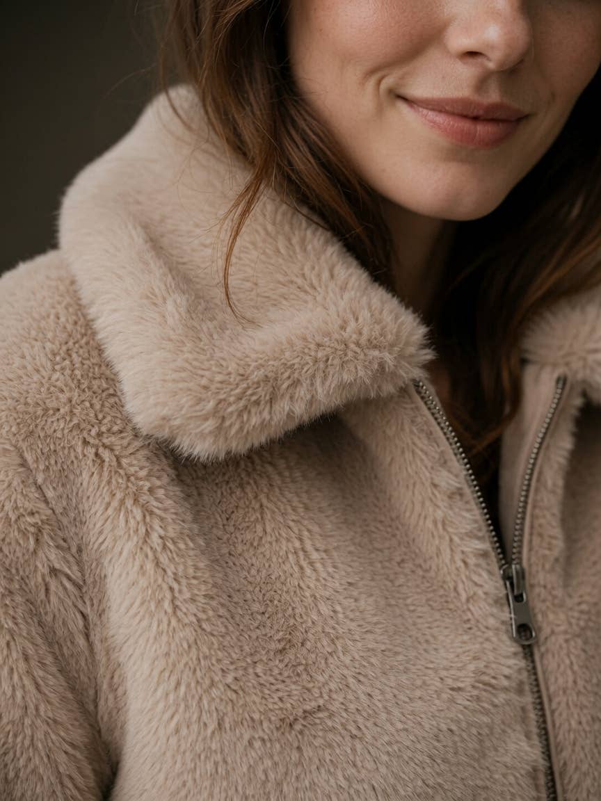 Foxy Faux Fur Jacket