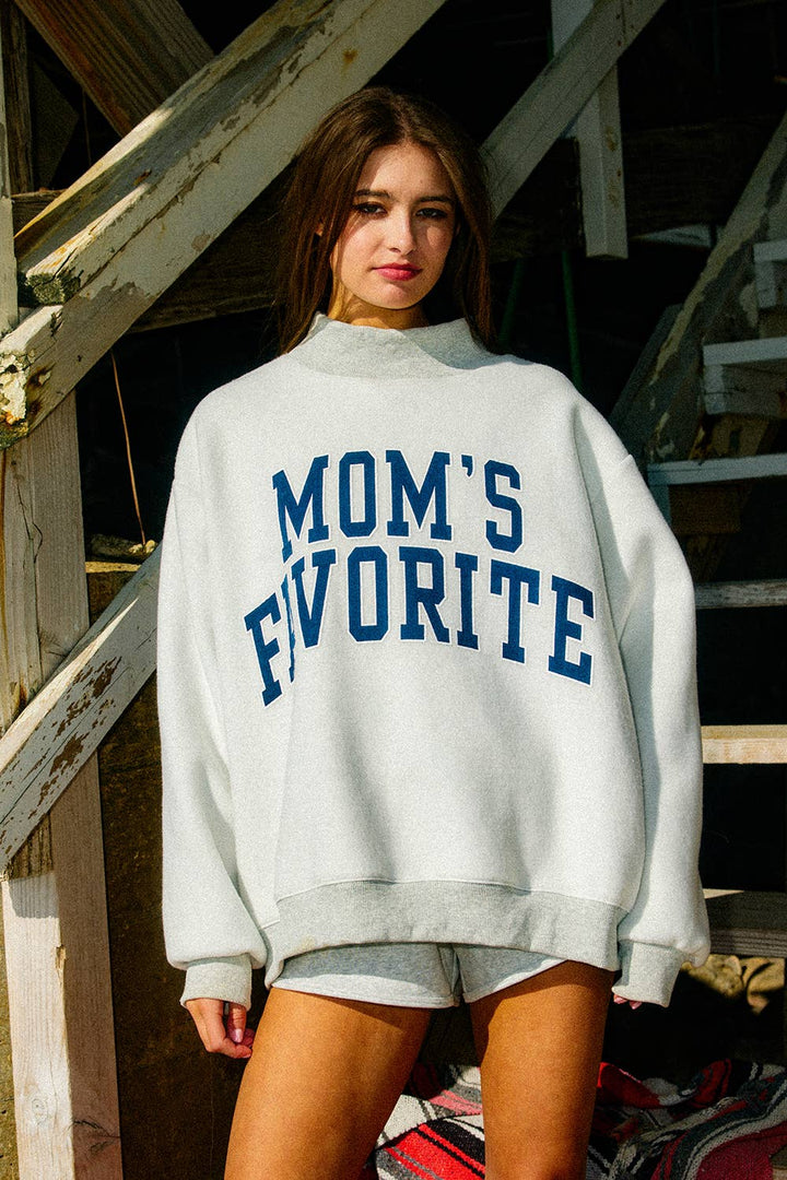 Favorite Reversible Mockneck Sweatshirt
