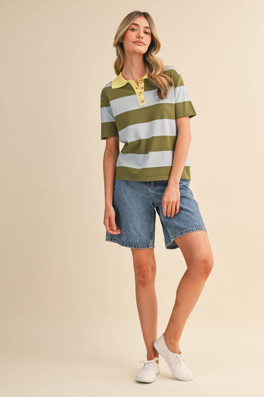 Rachel Knit Polo Short Sleeve