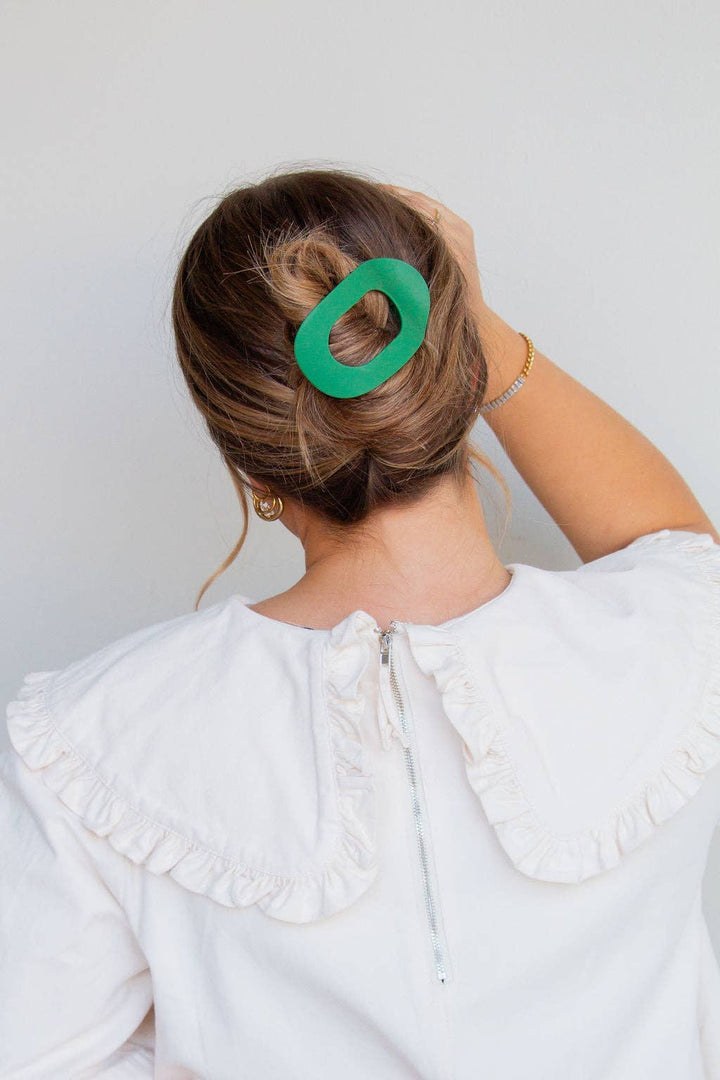 Oval Flat Large Clip