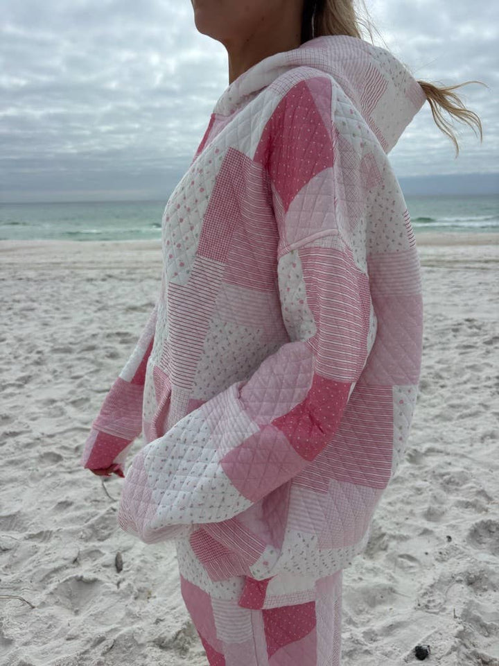 Quilted Margo Patchwork Hoodie