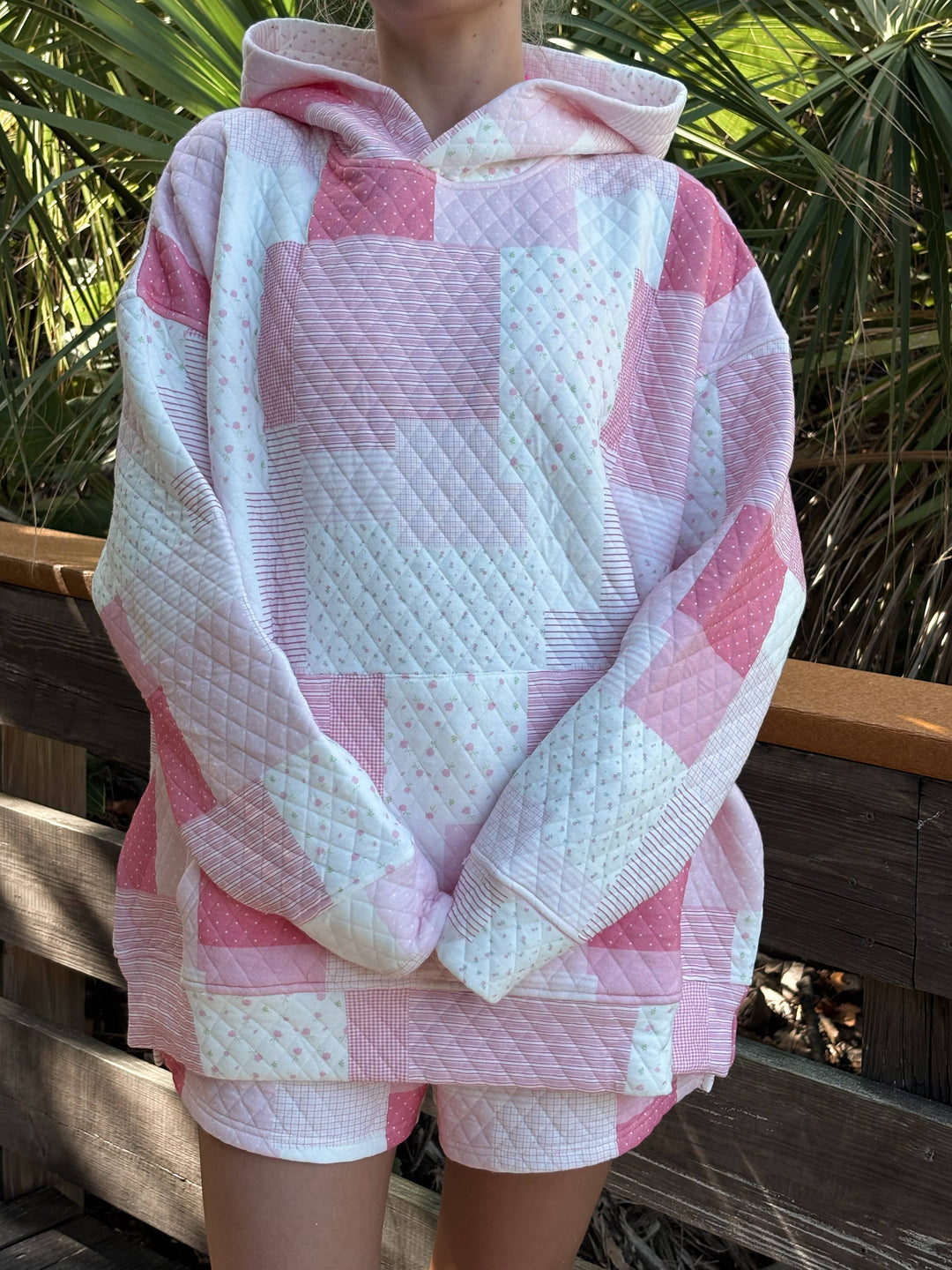 Quilted Margo Patchwork Hoodie