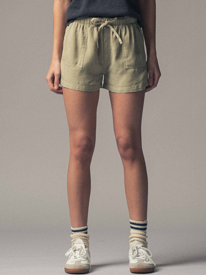 Randi Tencel Patch Pocket Shorts