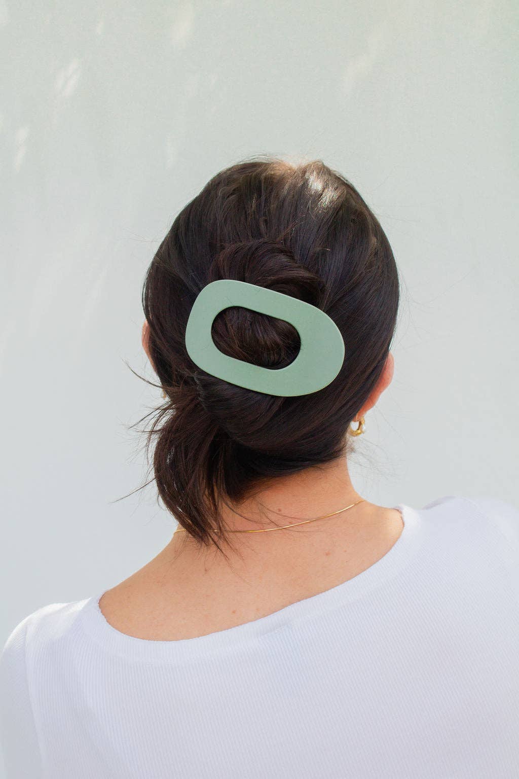 Oval Flat Large Clip