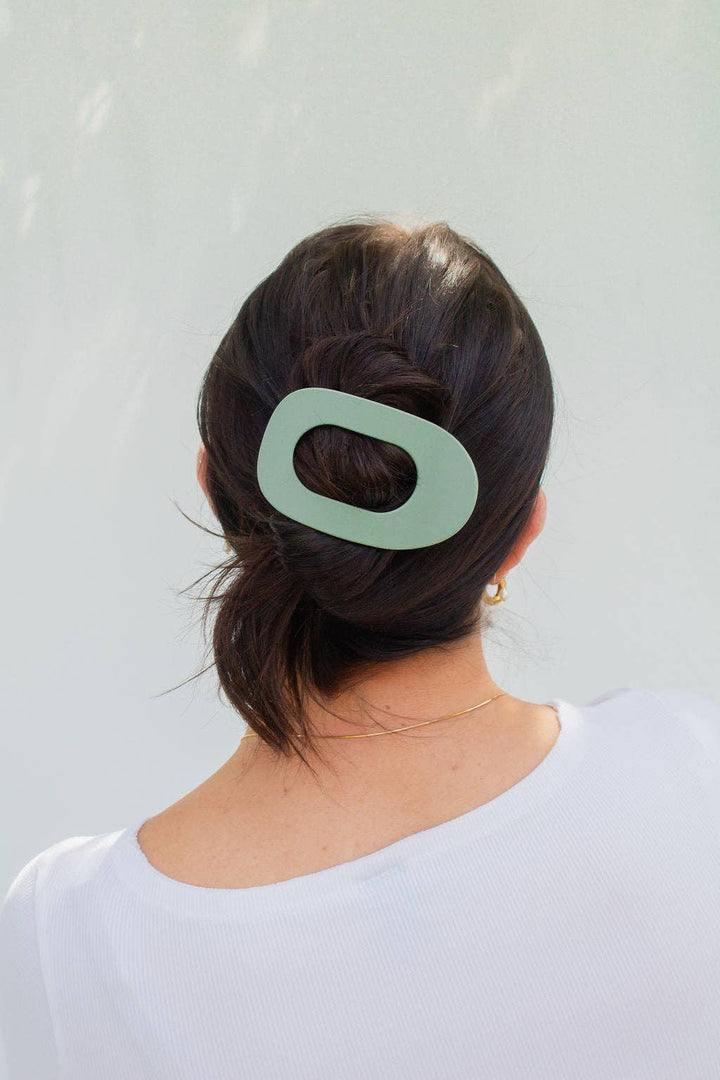 Oval Flat Large Clip