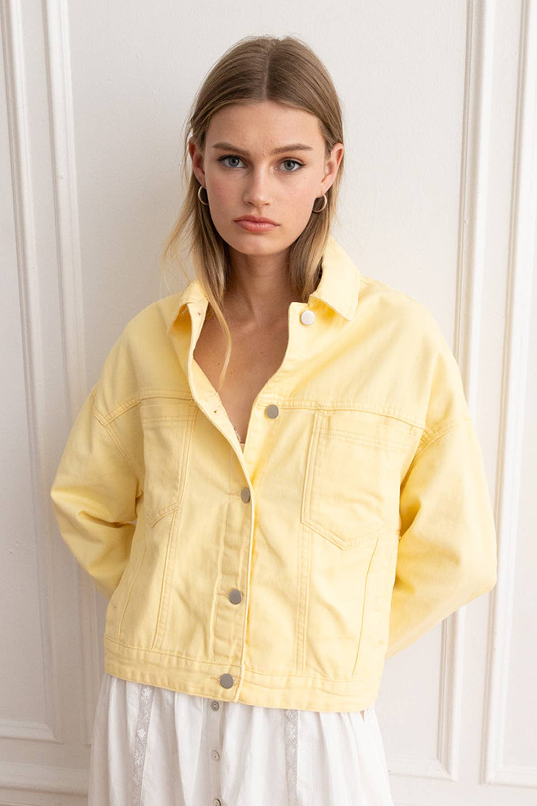 Boyfriend Jacket - Butter Yellow
