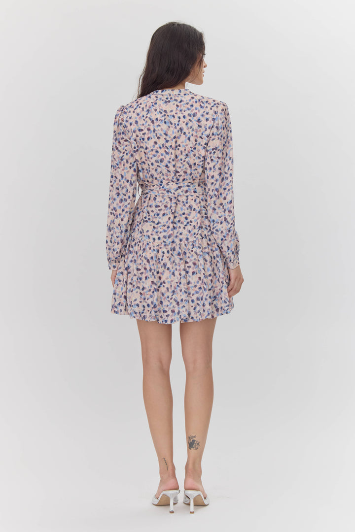 Kai Tie Waist Bubble Hem Dress