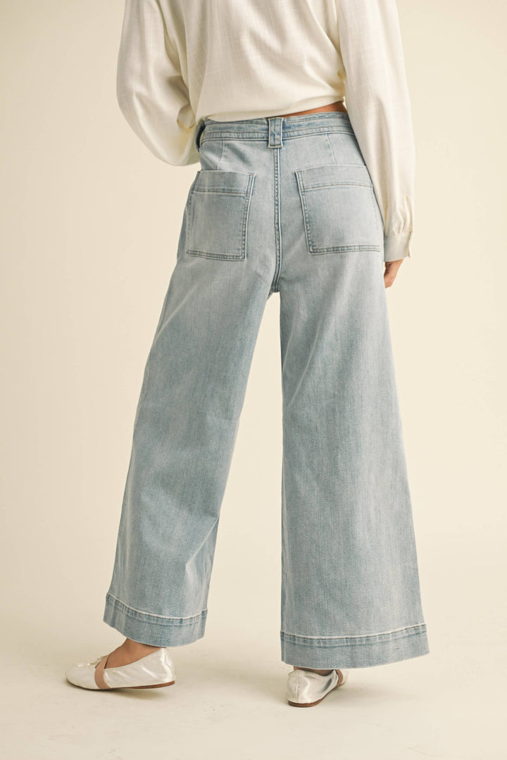 Lola Wide Leg Denim Pant