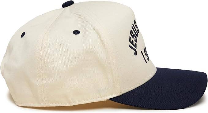 Navy - Jesus Saves I Spend Hat