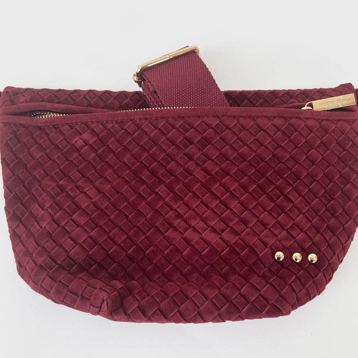 Claire Suede Woven Bag