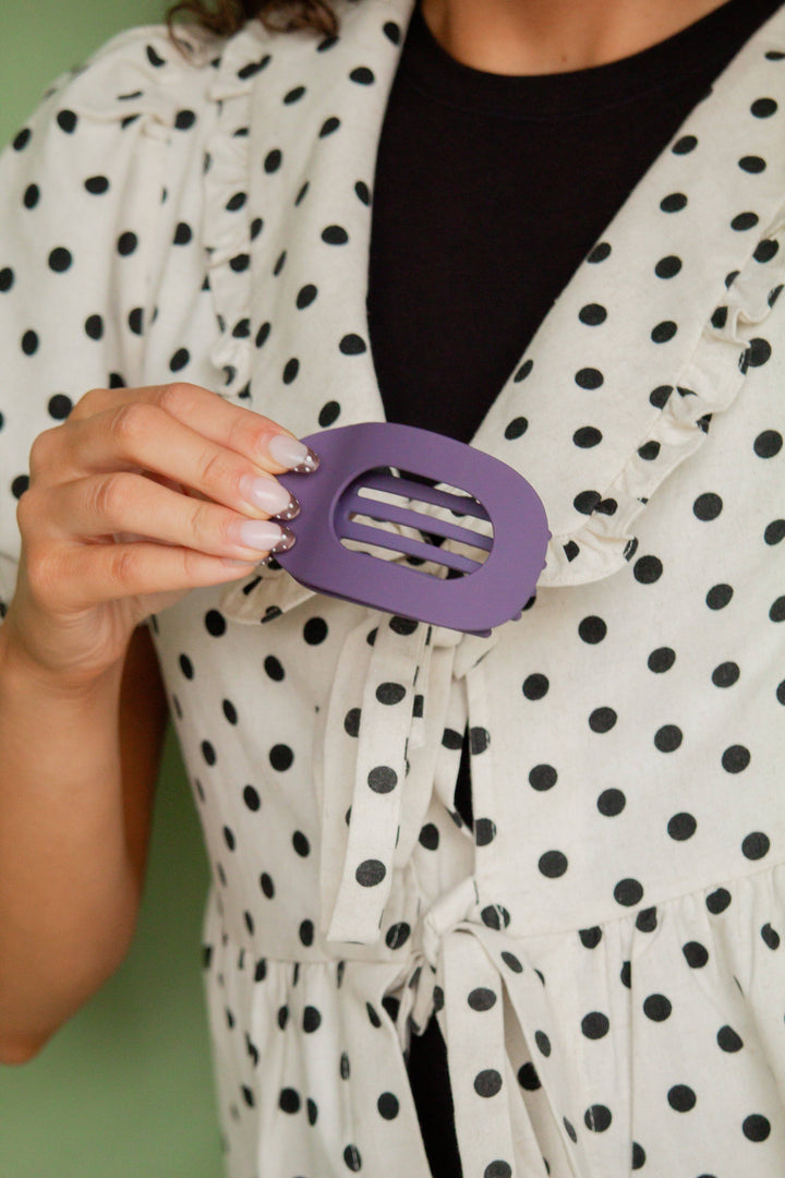 Oval Flat Large Clip