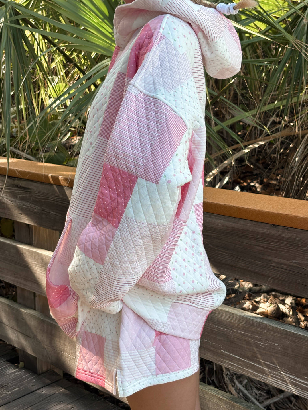 Quilted Margo Patchwork Hoodie