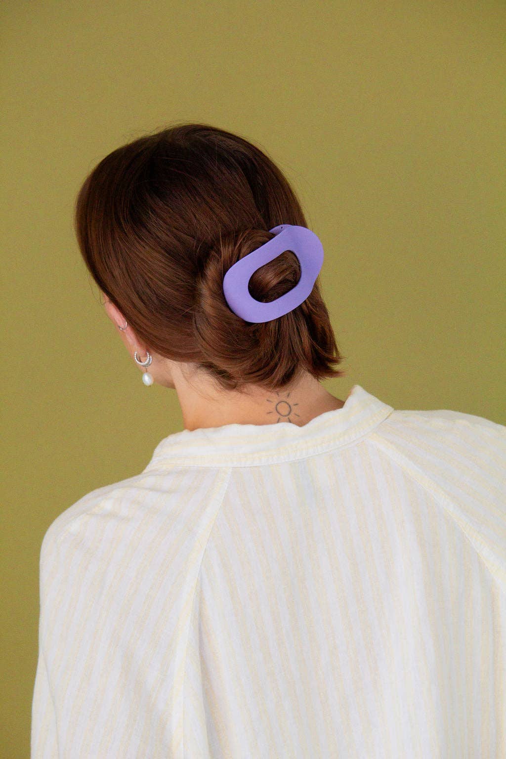 Oval Flat Large Clip