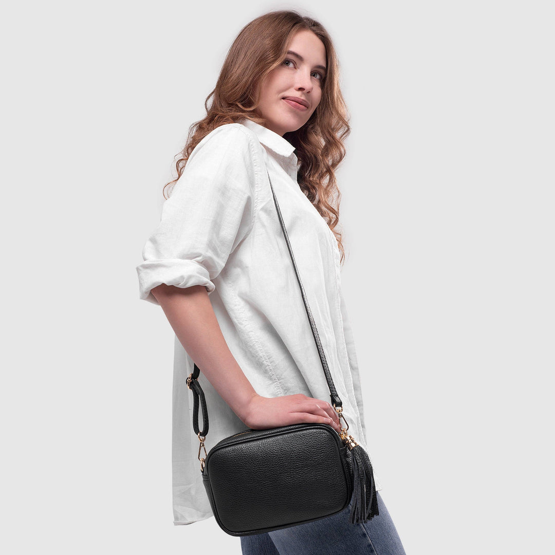 Callie Italian Genuine Calf Leather Crossbody