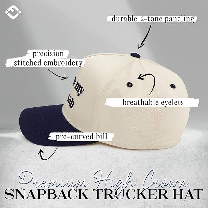 Put it on my Dad's Tab Navy Hat
