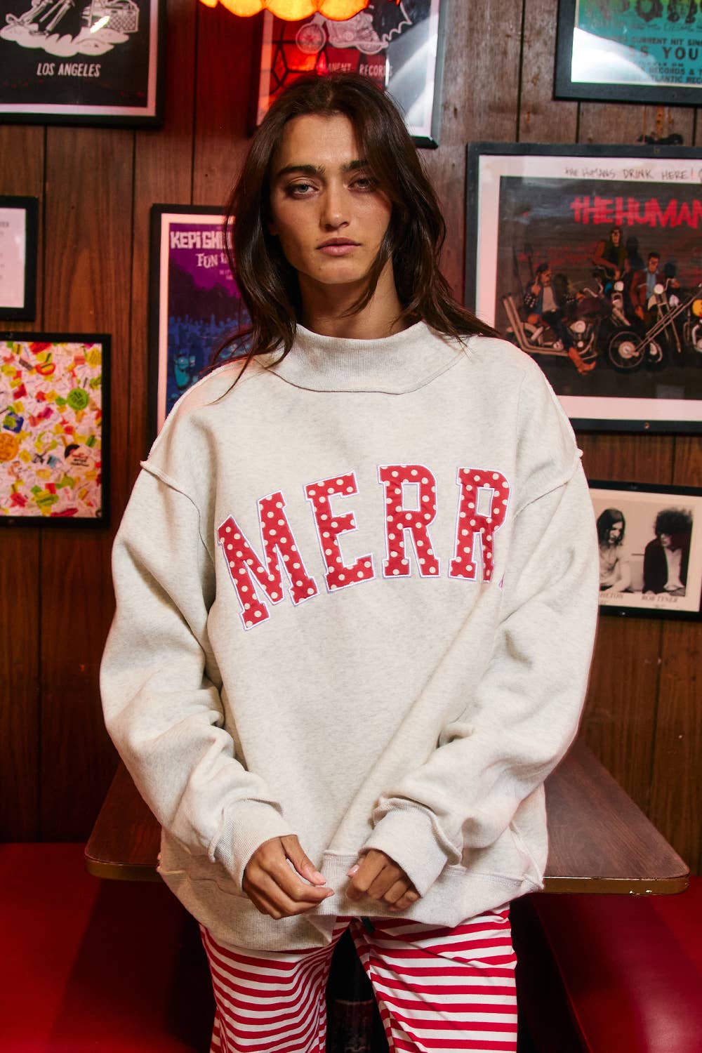 Merry Mockneck Sweatshirt