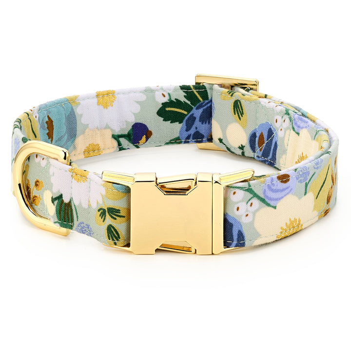 Vintage Blossom Spring Dog Collar