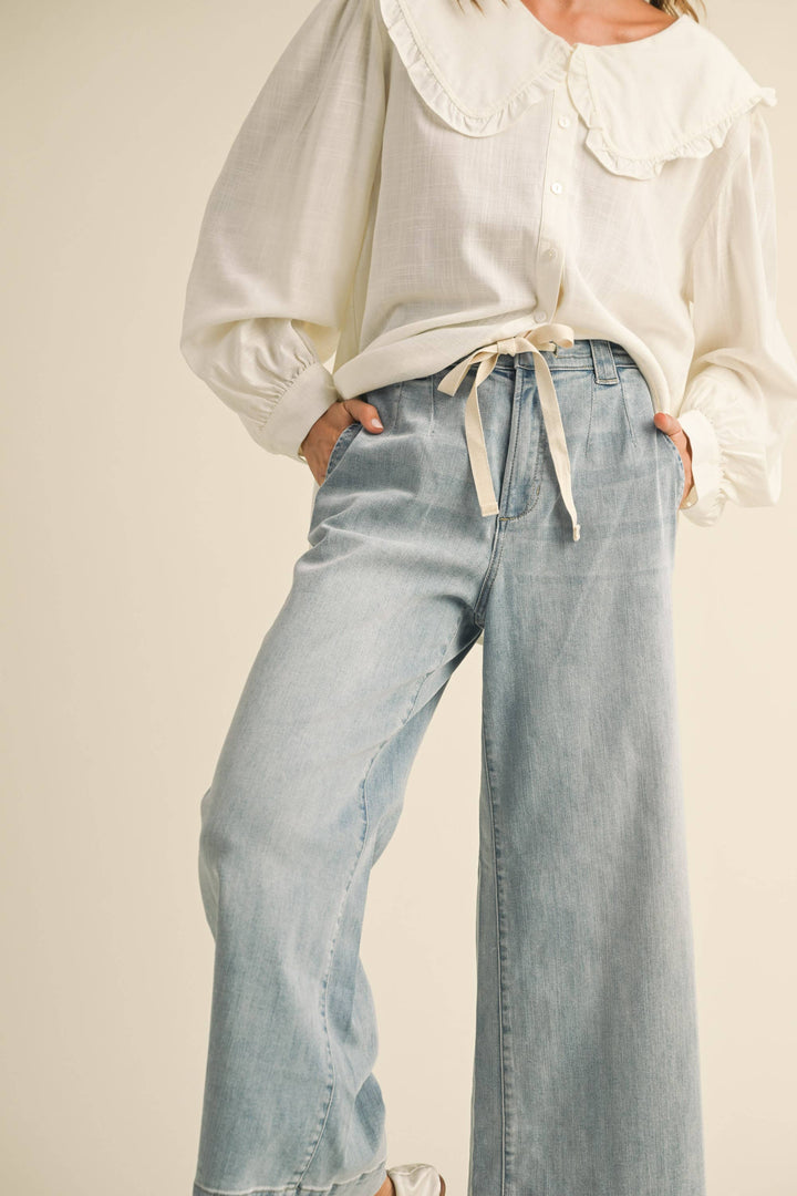 Lola Wide Leg Denim Pant