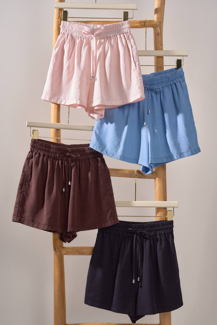 Buoy Chambray Drawstring Shorts