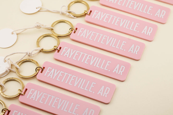 Lake Erie Keychain: Script Letters