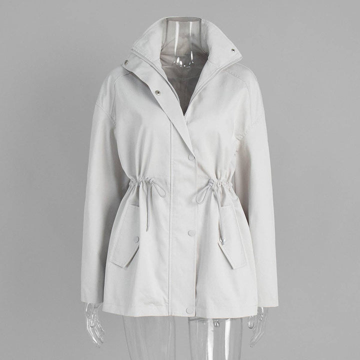 Cinch Cotton Trench Jacket