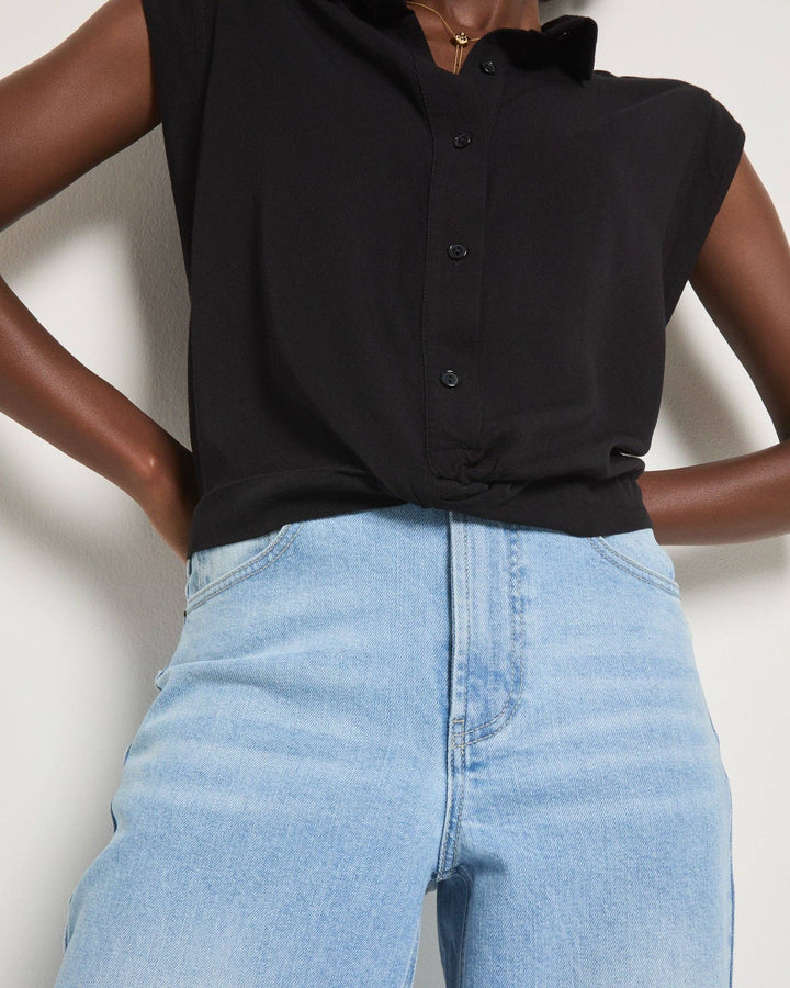 Sunrise Top - Washed Black
