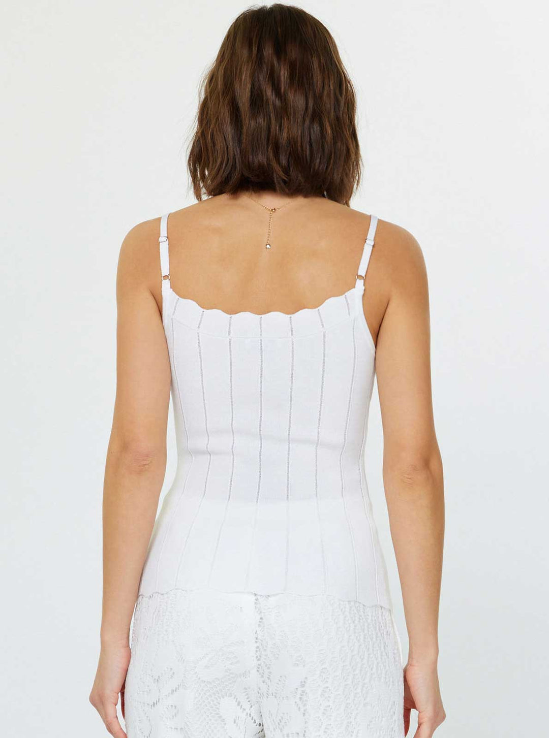 Reef Scalloped Sweater Tank