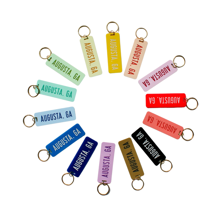 Lake Erie Keychain: Script Letters