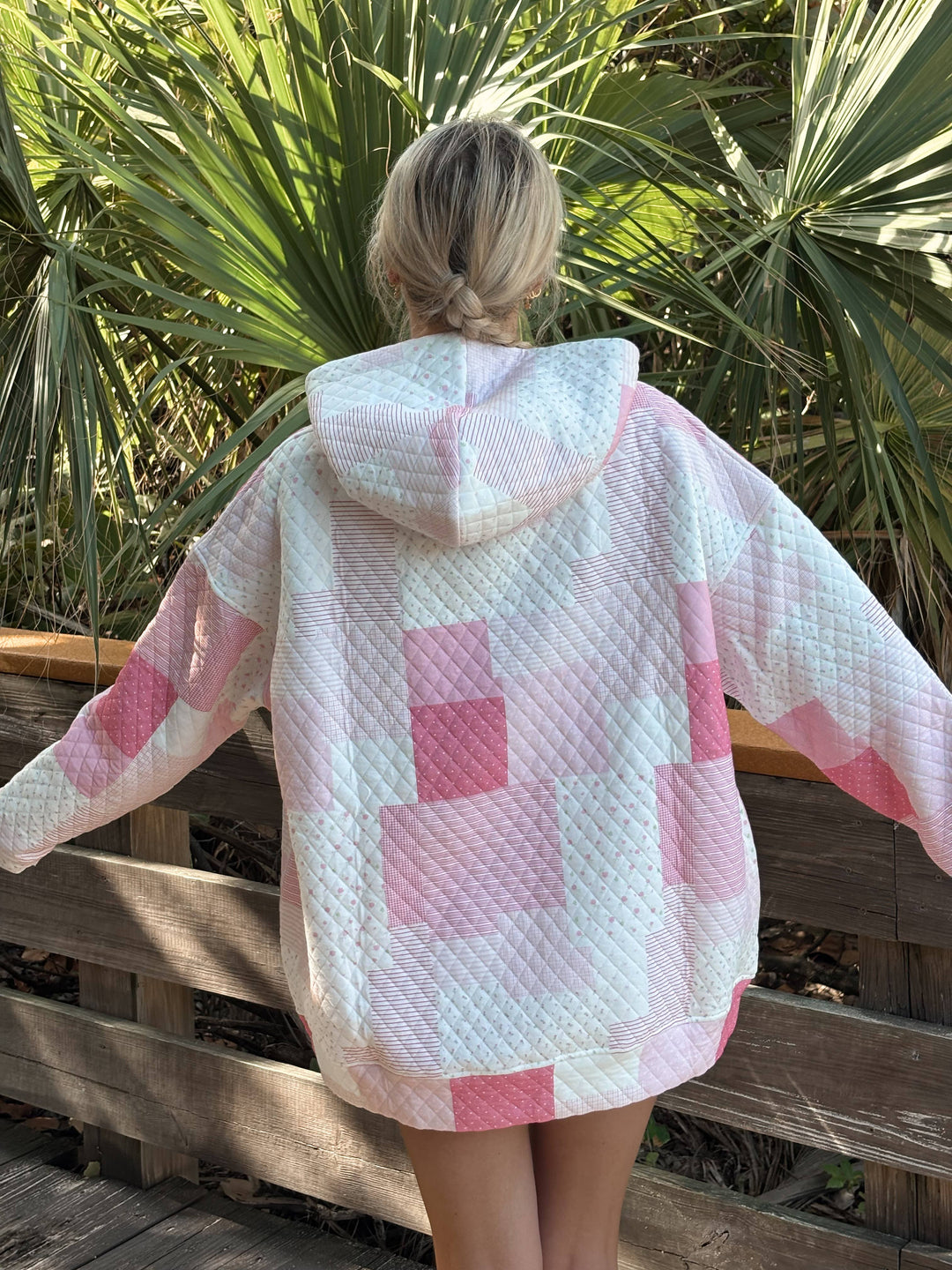 Quilted Margo Patchwork Hoodie