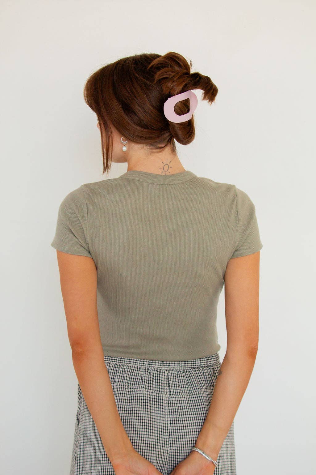 Oval Flat Large Clip