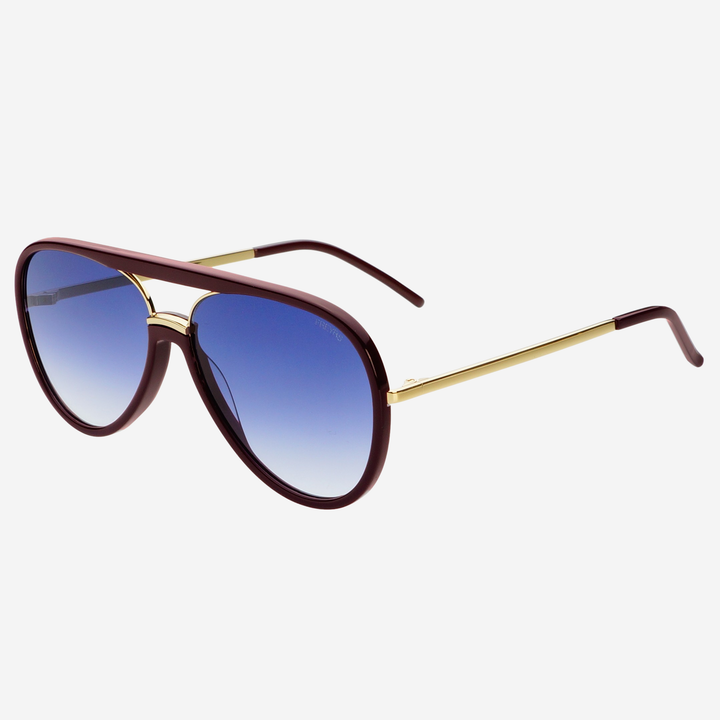 FREYRS Eyewear - Shay (NEW) Unisex Aviator Sunglasses: Burgundy