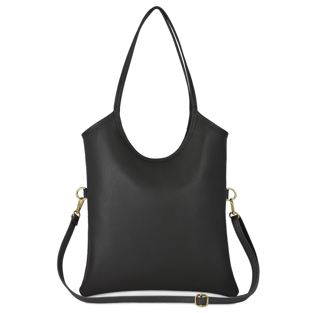 Poppy Italian Genuine Calf Leather Tote
