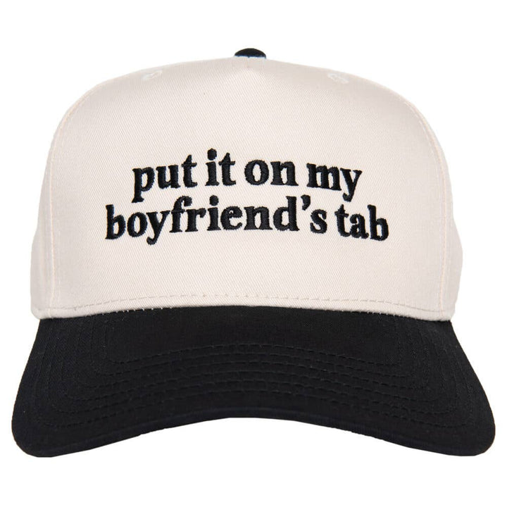Boyfriend's Tab Hat-  Black and Tan