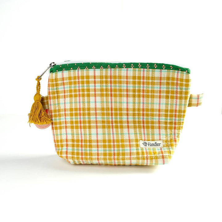 Mason Quilted Bandana Zipper Pouch