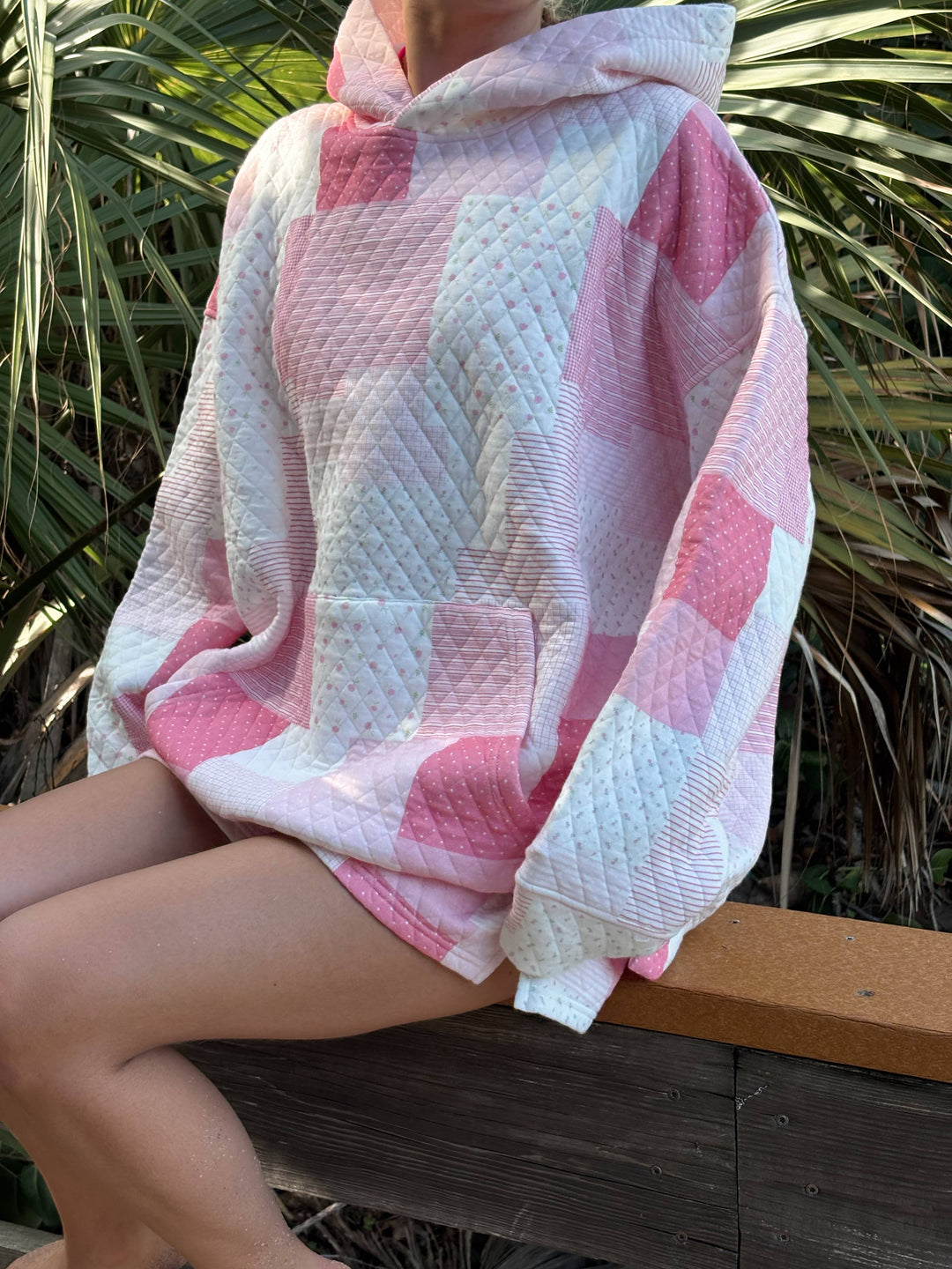 Quilted Margo Patchwork Hoodie