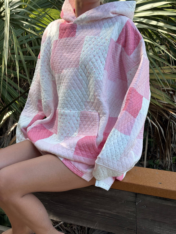 Quilted Margo Patchwork Hoodie