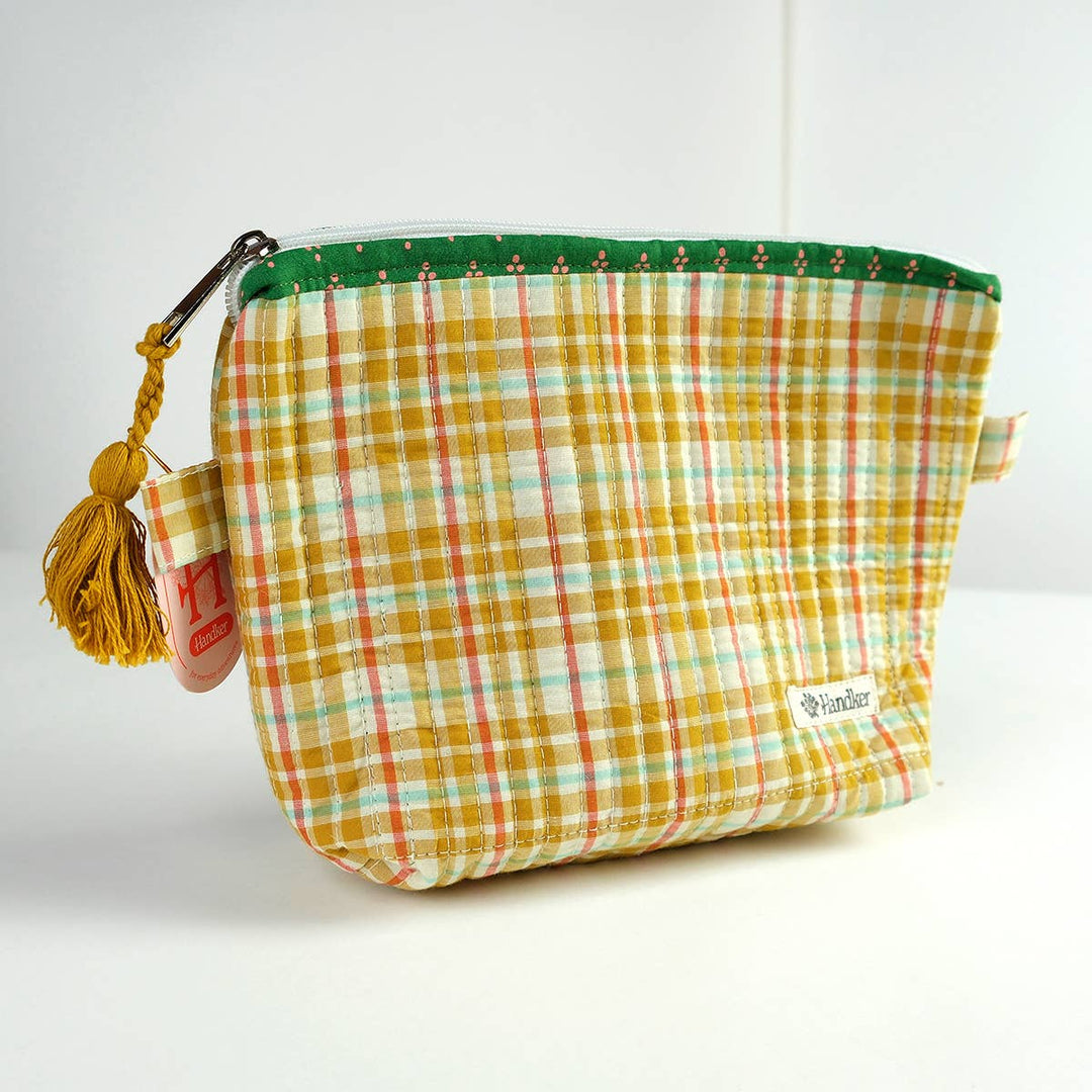 Mason Quilted Bandana Zipper Pouch