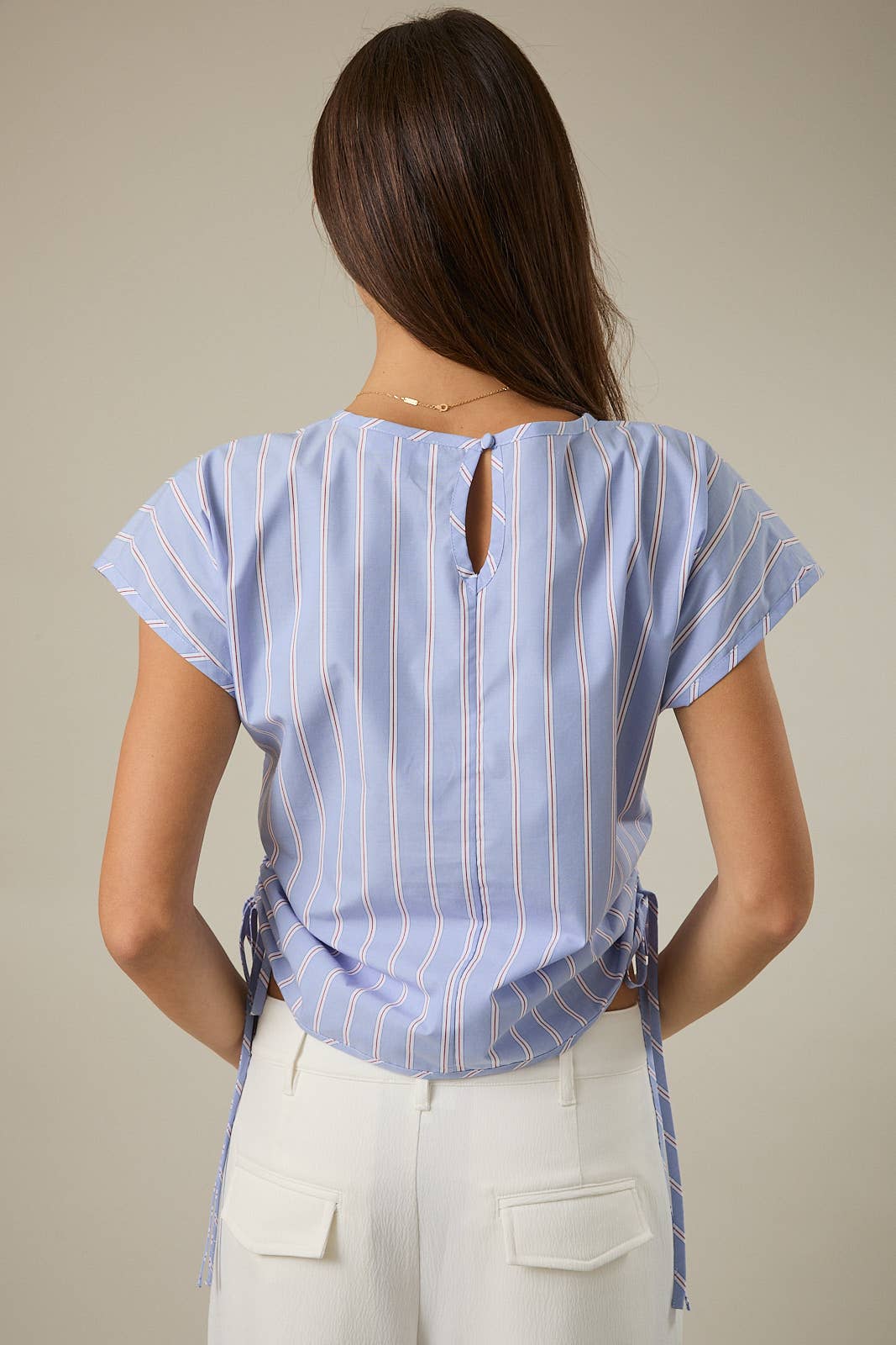 Alice Short Sleeve Boxy Stripe Top