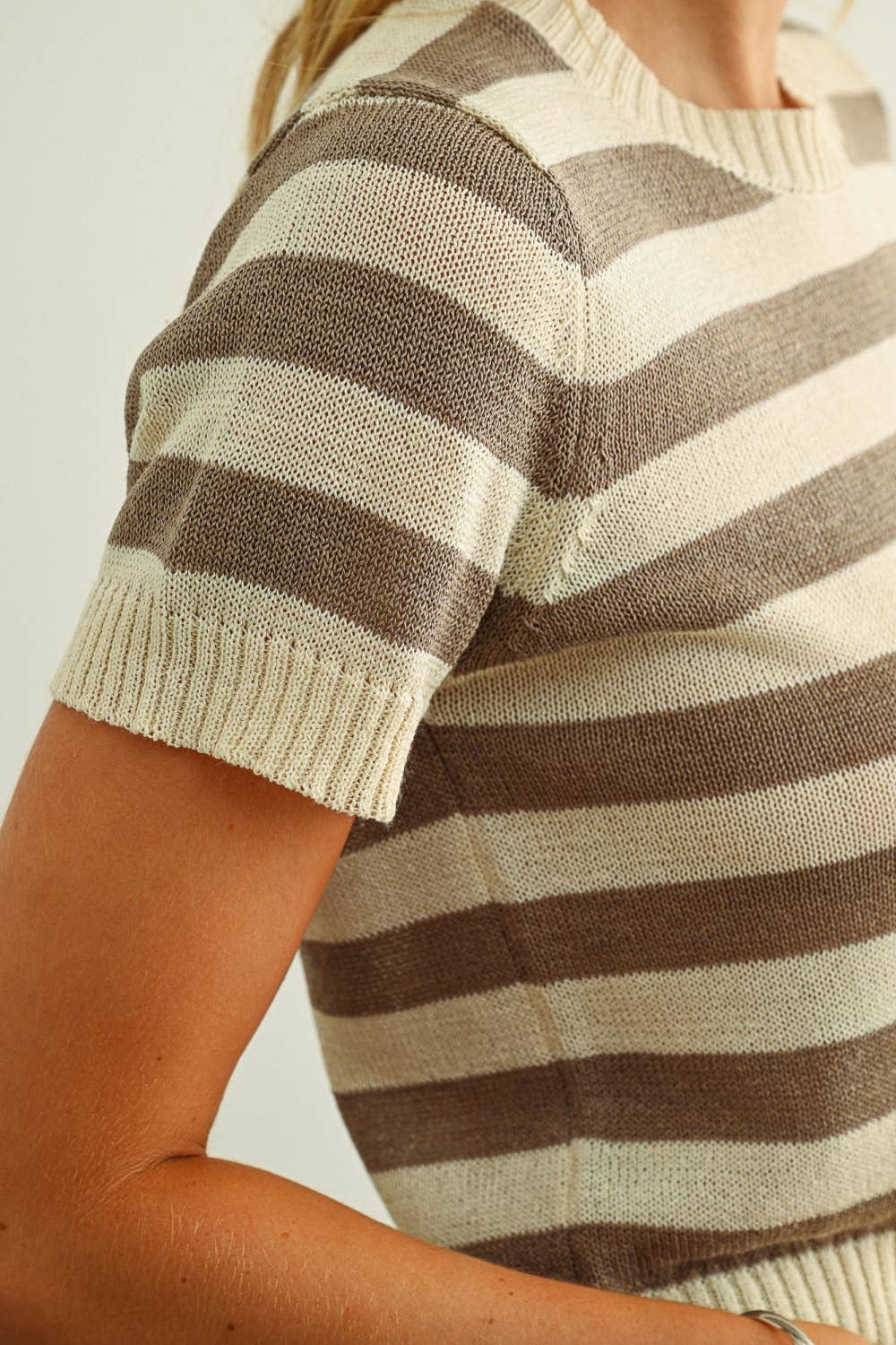 Peyton Knit Short Sleeve Sweater