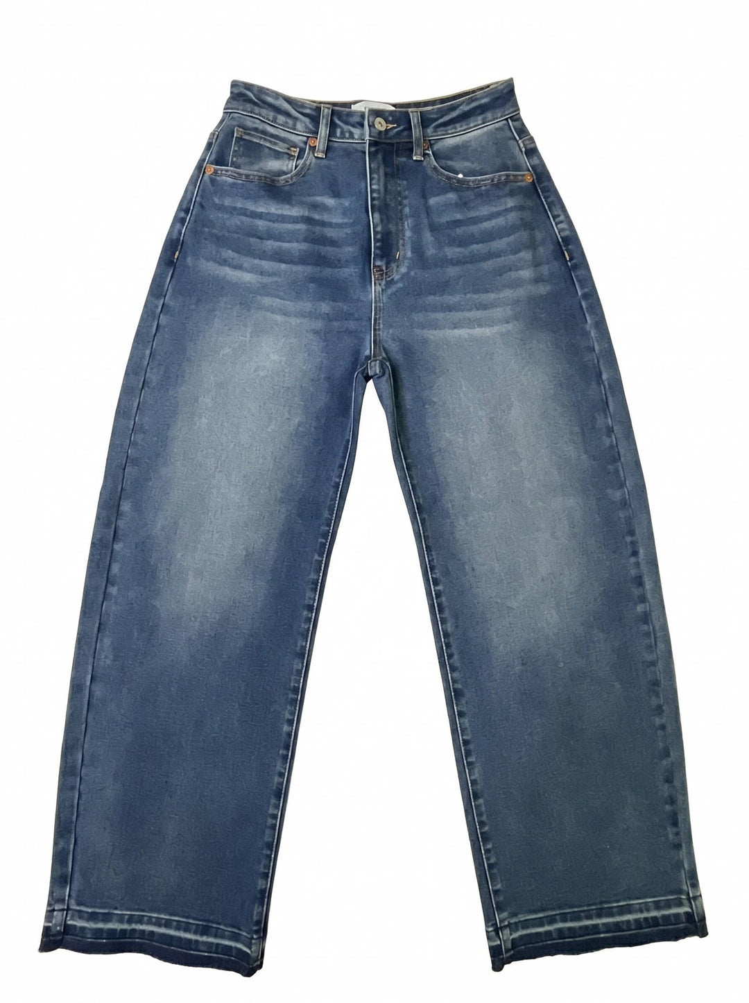 Darby Barrel Leg Denim - Vintage Wash